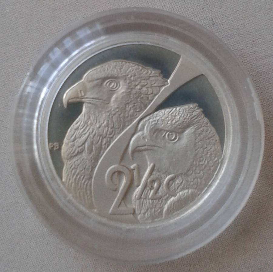 Nice 2003 Eagles proof silver 2 1/2c in S.A Mint bag incl.certificate