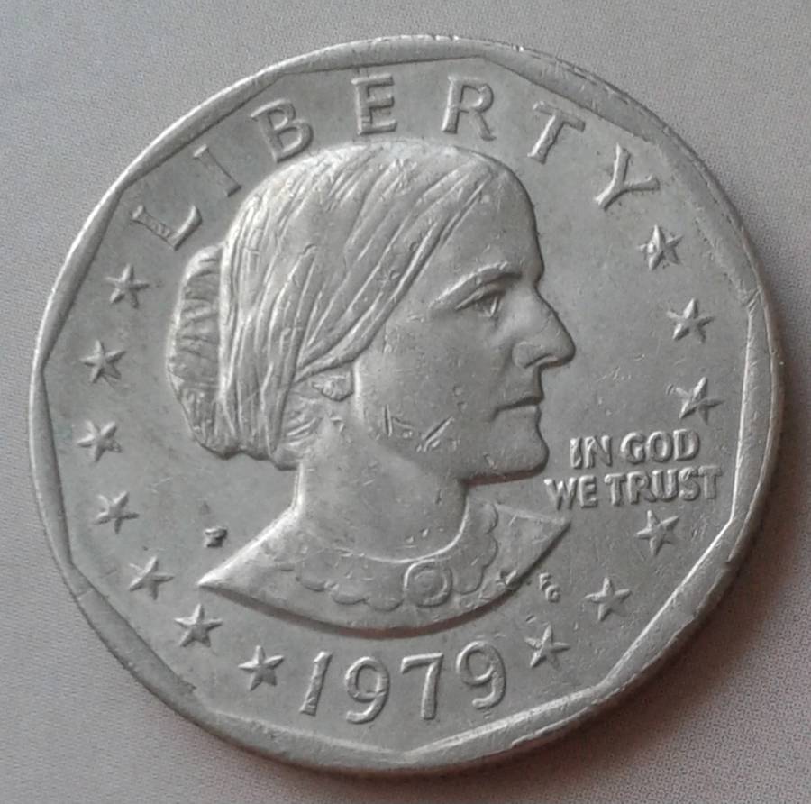 1979 USA Susan B. Anthony dollar.