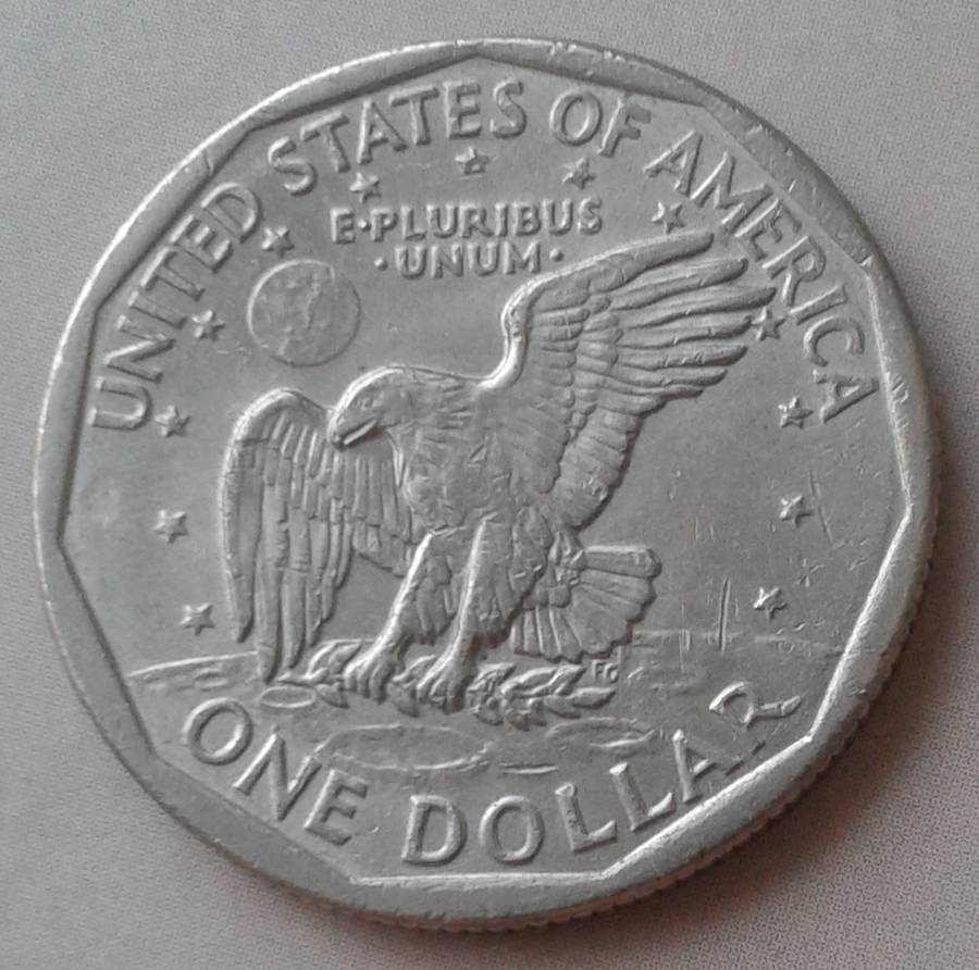 1979 USA Susan B. Anthony dollar.