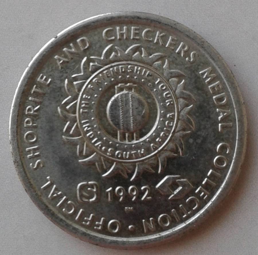 1992 Shoprite and Checkers Daryll Cullinan cricket medal