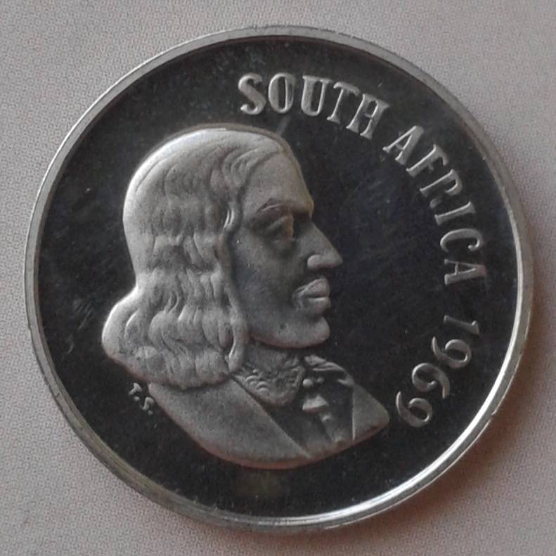 1969 English proof nickel 10c