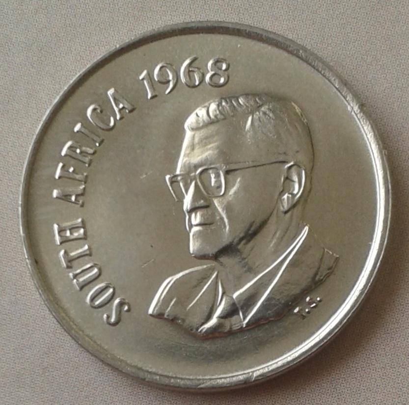 1968 English 10c (Pres.Swart) - Lower mintage.