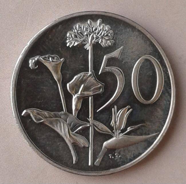 1984 Proof nickel 50c