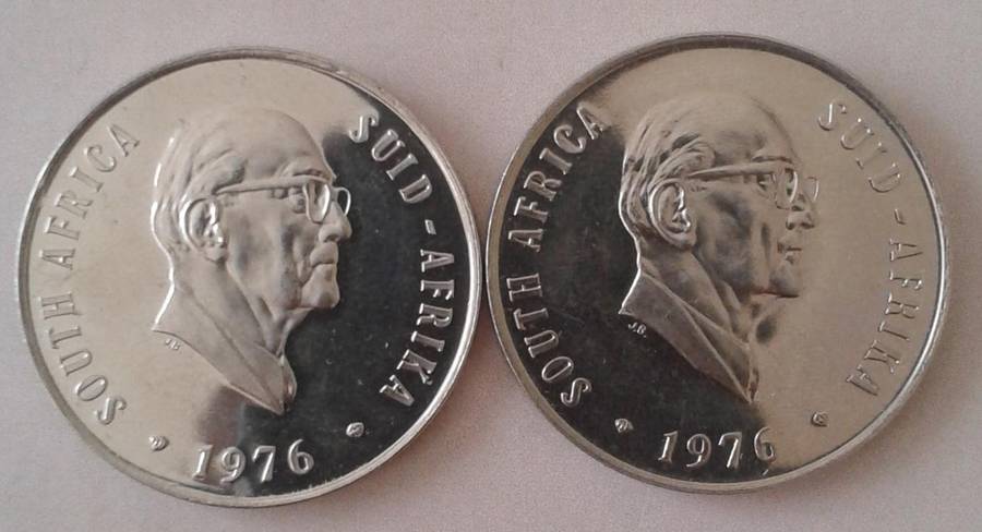 1976 Proof nickel 50c