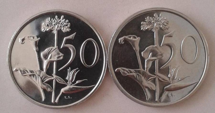 1976 Proof nickel 50c