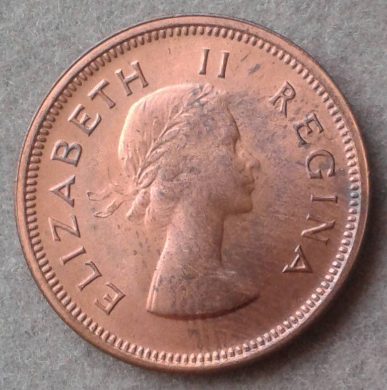 Lustrous uncirculated 1960 union 1/4 penny