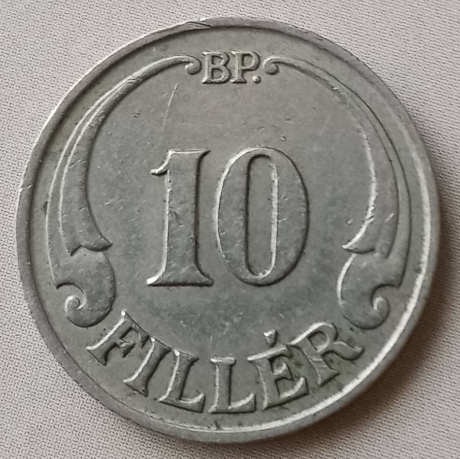 1935 Hungary 10 Filler