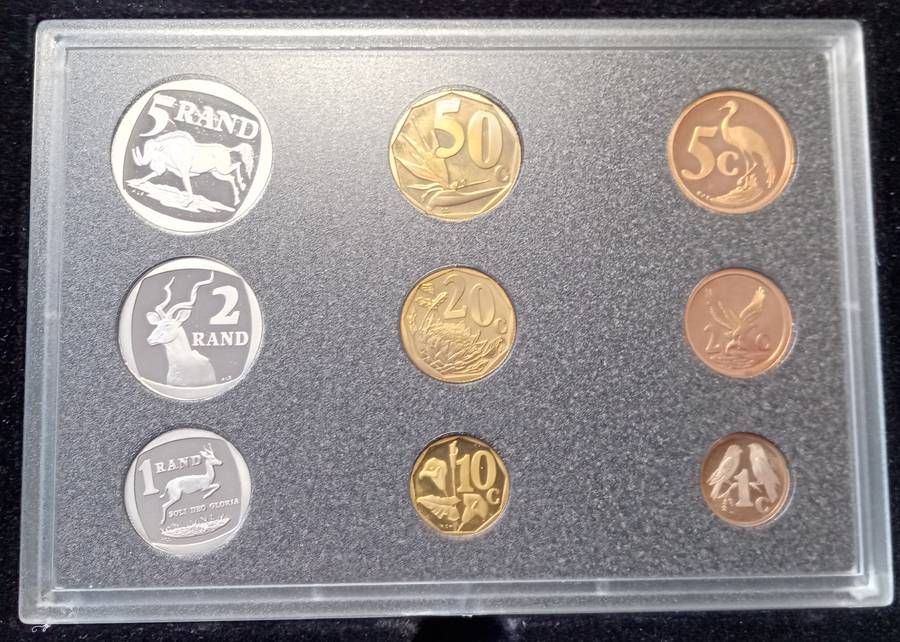 1998 Republic proof set in box (mintage: 3051).