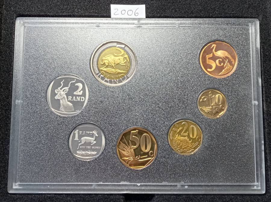 2006 Republic proof set in box (mintage: 1637).