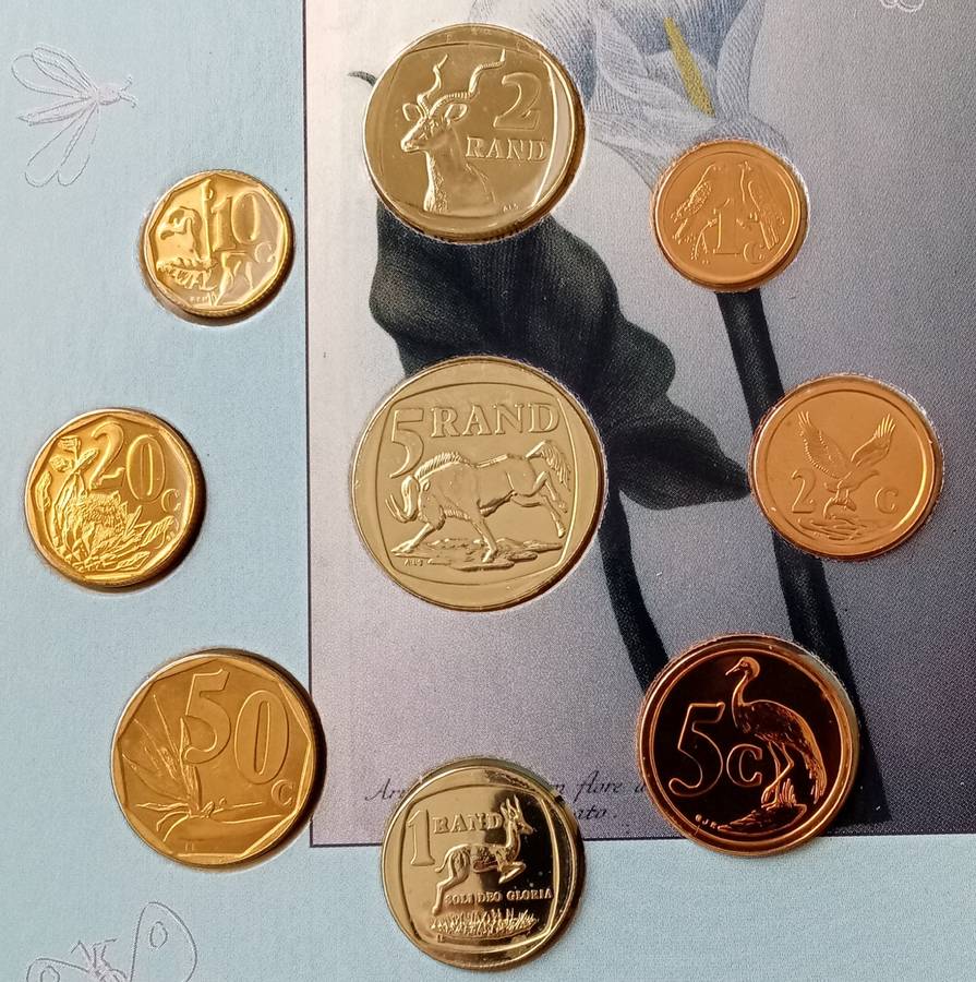 1997 Brilliant uncirculated Mint pack set (Arum Lily).