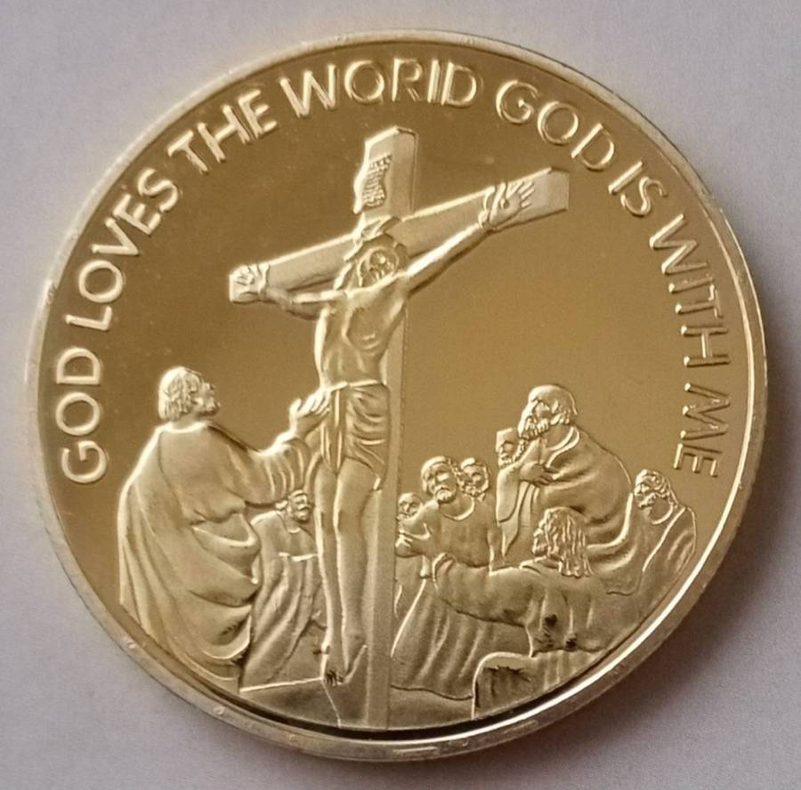 The Lord is my sheperd novelty coin - (40mm)