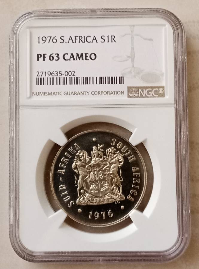 1976 Republic proof silver R1 NGC PF63 Cameo