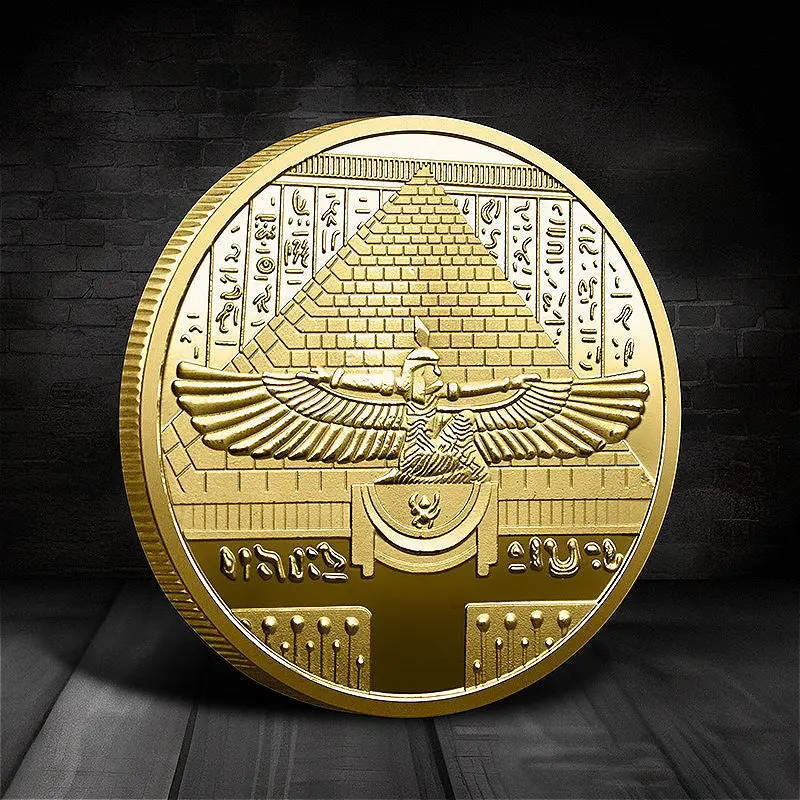Egyptian Pharaoh King Tutankhamun commemorative novelty coin-(40mm)
