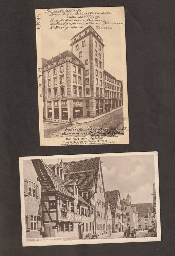 BULKLOT -  Germany Nice selection of postal history on early  postcards(4)