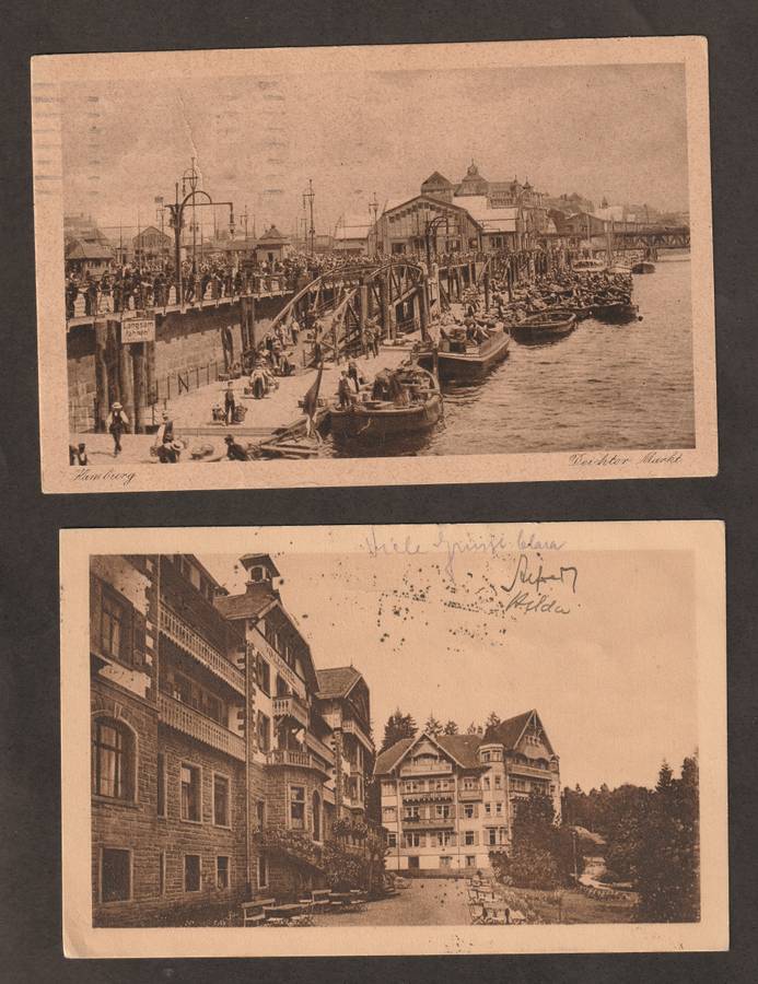 BULKLOT -  Germany selection of postal history on Inflation Period postcards(4)
