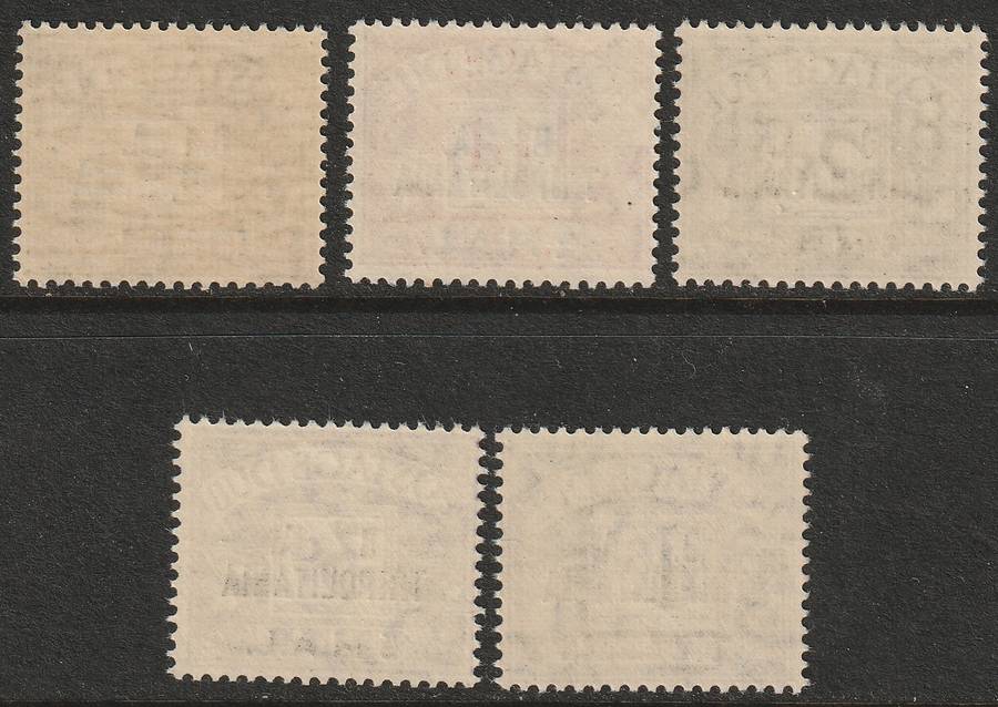 British Administration  - 1950 British Postage Due issue overprinted "BA TRIPOLITANIA" **MNH**