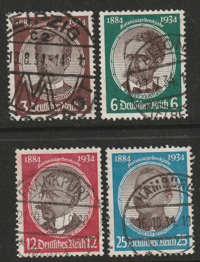 GERMANY - 1934 Colonial issue Complete set VF USED