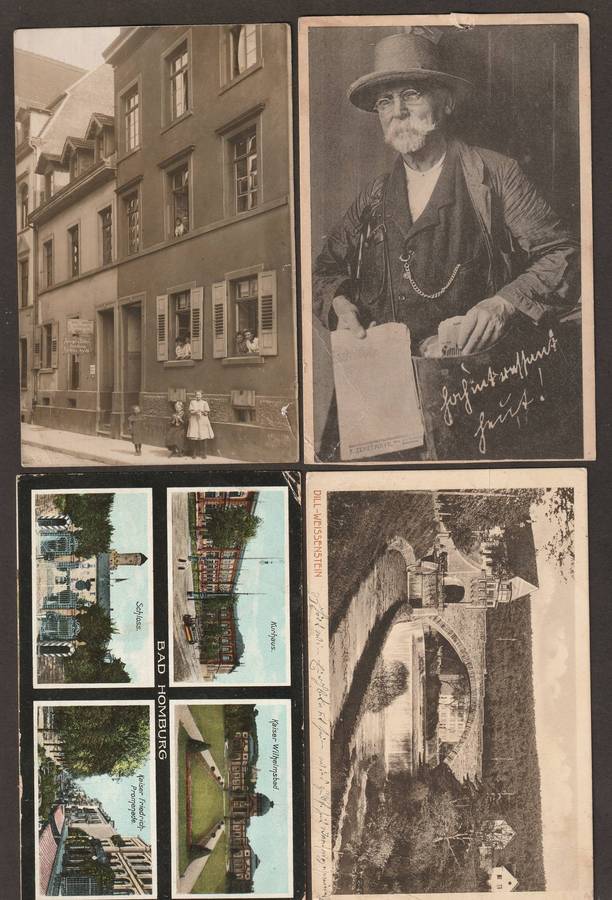 BULKLOT -  Germany Nice selection of postal history on early 1900 postcards(4)