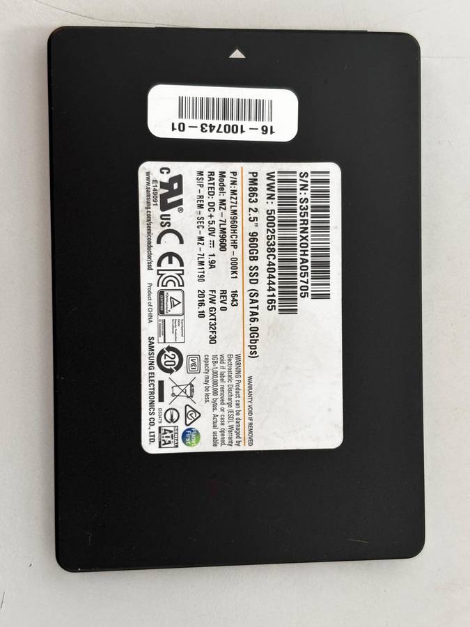 SSD - 960GB Samsung