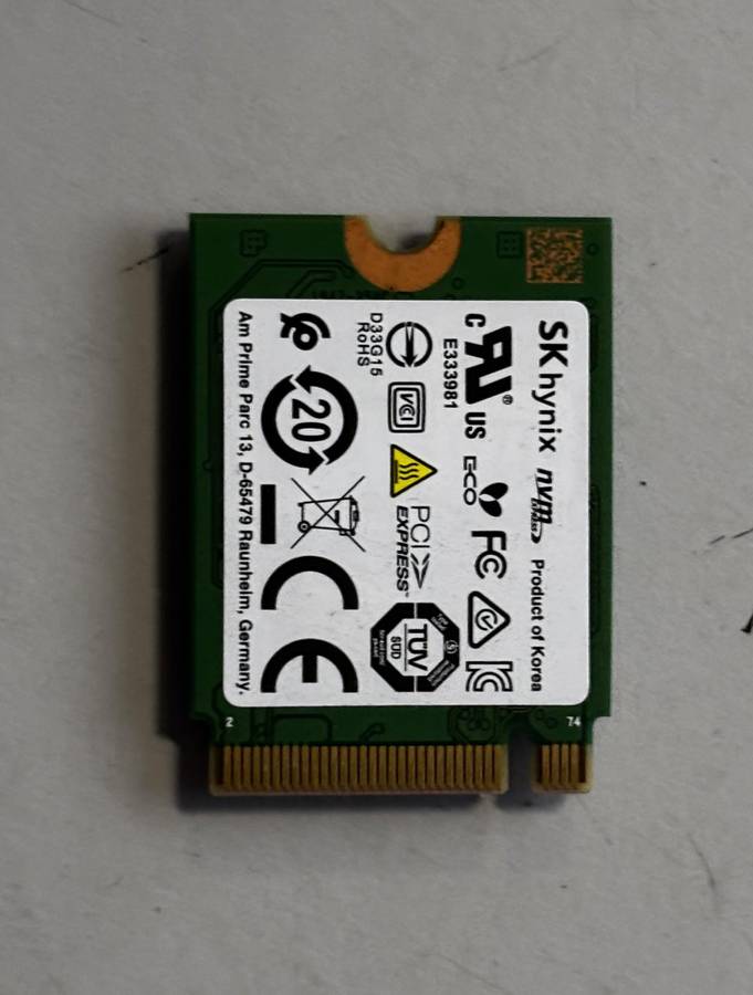 NVMe -256GB SK Hynix