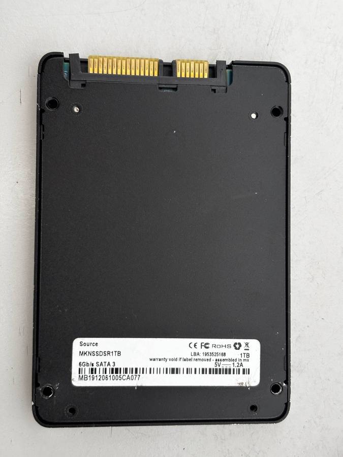 SSD - TB Mushkin Source