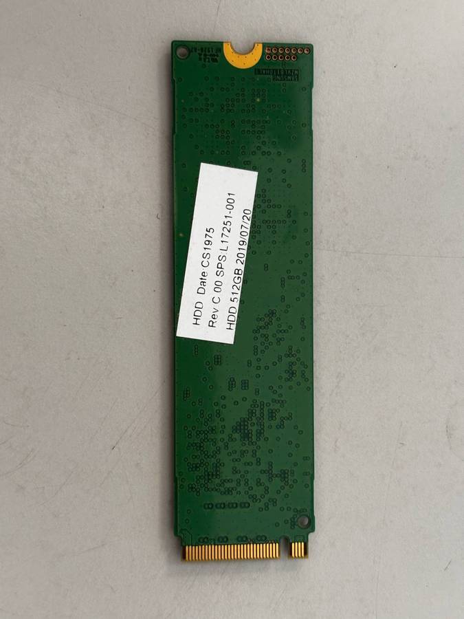 NVMe - 512GB Samsung