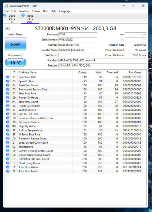 HDD - 2TB Seagate