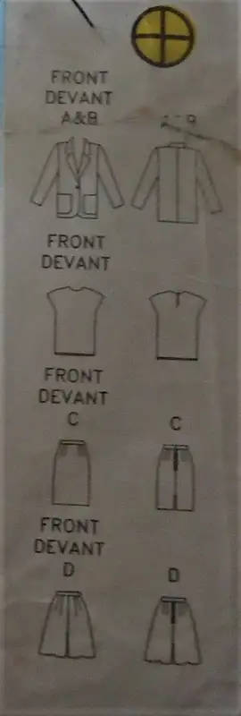 BUTTERICK PATTERN 6036 JACKET, TOP, SHORTS & SKIRT SIZES 6 + 8 + 10 COMPLETE  SEWING PATTERN
