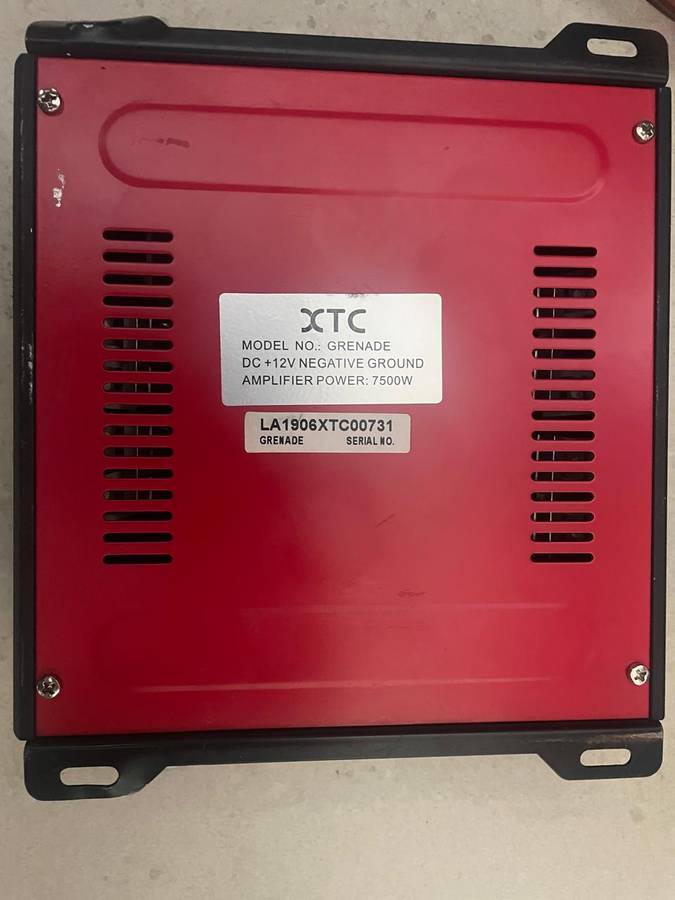XTC 7500w, Starsound and Calibra 1200w monoblock for sale.
