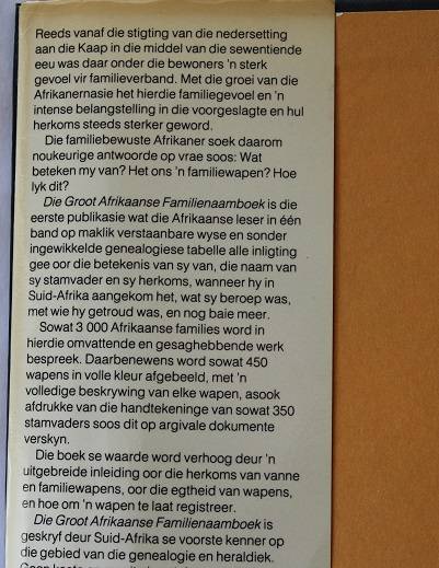 Die Groot Afrikaanse Familienaamboek deur C. Pama