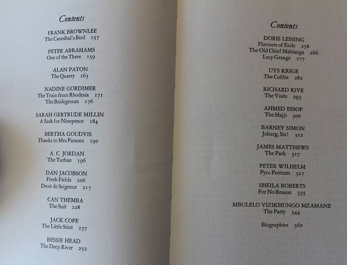 A Century of South African short stories introduced and edited by Jean Marquard.