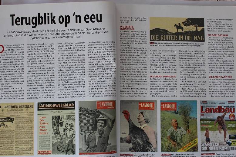 Landbou Weekblad 100--1919-2019. 'n Eeu op die platteland.