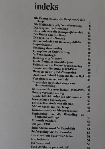 Geskiedenis van Suid -Afrika deur W. J. de Kock