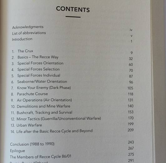 A Breed apart by Johan Raath. The inside story of a Recce's Special Forces training year. Inscribed