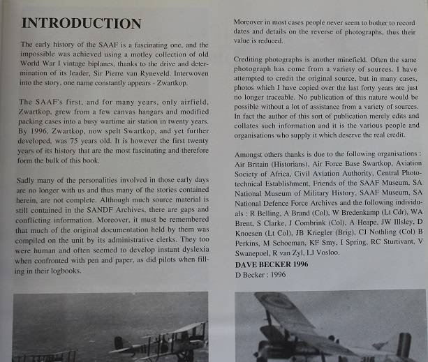 The Eagles of Swartkop. African Aviation series no.2