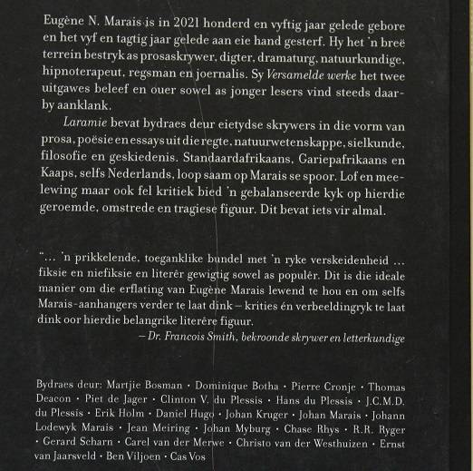 Laramie 'n terugblik op Eugéne N. Marais saamgestel deur Jeanette Ferreira