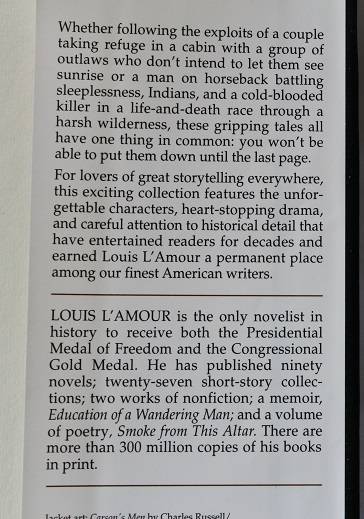 The collected short stories of Louis L'Amour. The Frontier stories volume three.