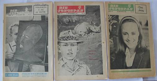 3 X Jongspan Tydskrifte- 18 Maart, 9 September en 28 Oktober 1963
