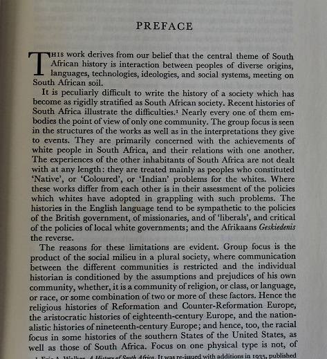 Oxford history of South Africa to 1870 volume 1--Wilson and Thompson
