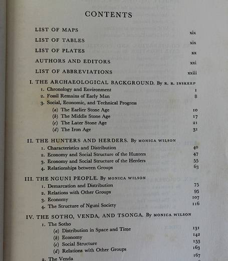Oxford history of South Africa to 1870 volume 1--Wilson and Thompson