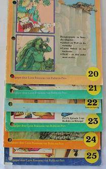 30 Volledige stel Storieman boekies plus 30 Storieman kassette deur Leon Rousseau 1985