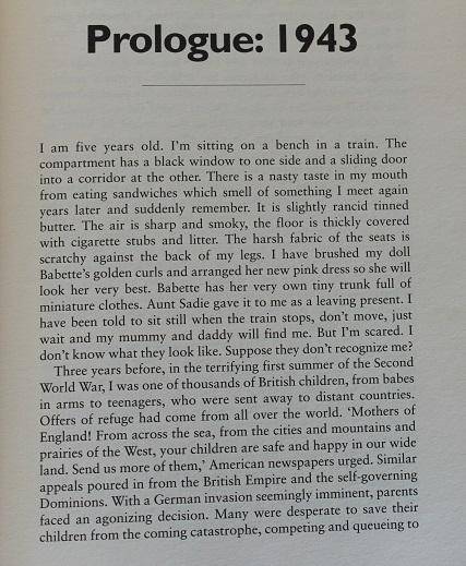 Out of harm's way by Jessica Mann. The wartime evacuation of children from Britain.
