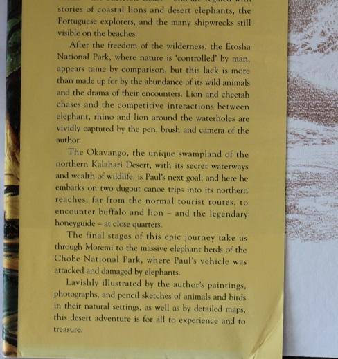 Desert Adventure by Paul Augustinus. In search of wilderness in Namibia and Botswana.