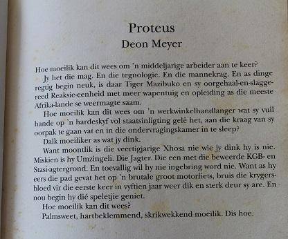 Proteus deur Deon Meyer