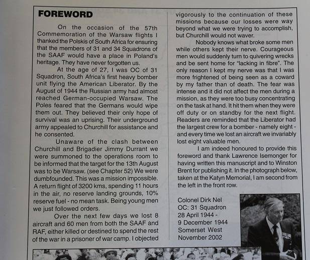 The men who went to Warsaw by L. Isemonger. African Aviation series no. 12