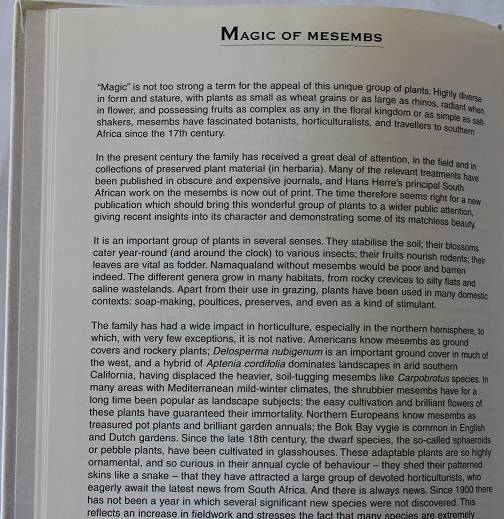 Mesembs of the world by F. Smith,P. Chesselet, Ernst J. van Jaarsveld etc.