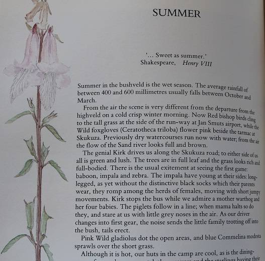 To everything its season Mala Mala by Gillian Rattray. The story of a game reserve.