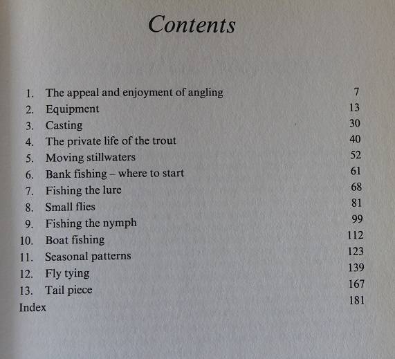 The pleasure of stillwater fly fishing by Peter Reeves