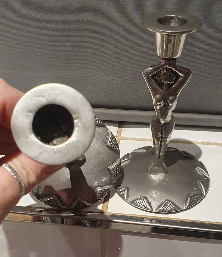 Carrol Boyes rare candlestick pair