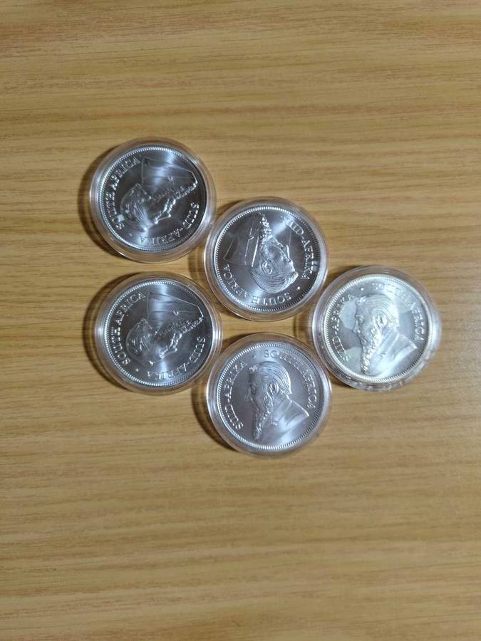 1oz .999 silver Krugerrands